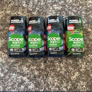Scope squeeze mouthwash concentrate original mint & cool peppermint
